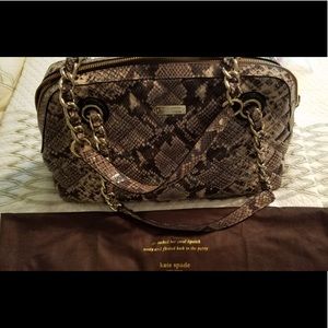 Kate Spade Snakeskin Purse